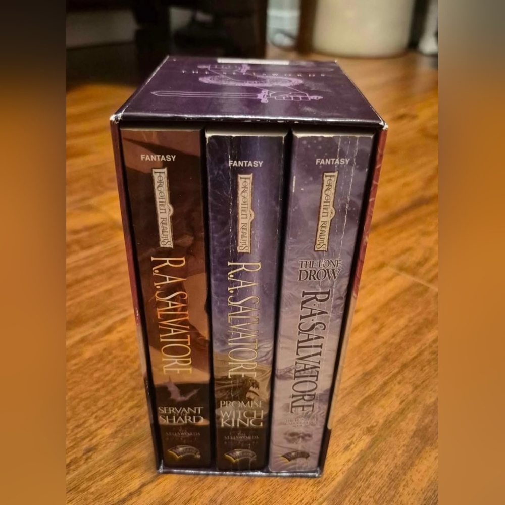 Forgotten Realms Salvatore Sellsword Trilogy Paperback Boxed Set